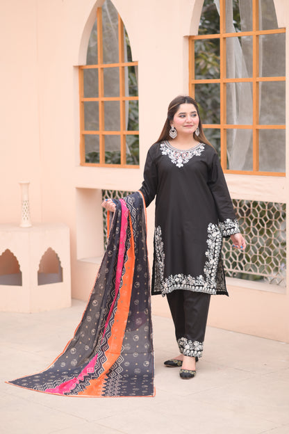 ZOHRA- 3PC STITCHED