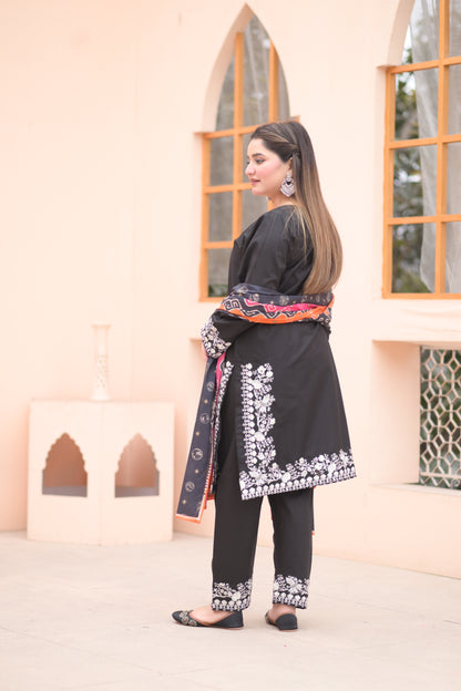 ZOHRA- 3PC STITCHED