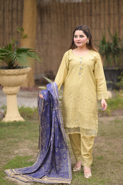 ZOHRA- 3PC STITCHED