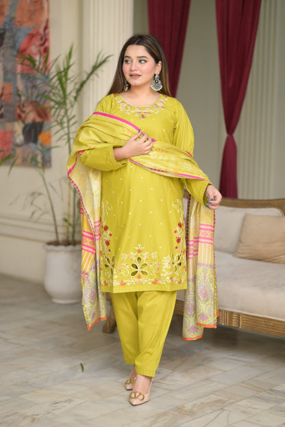 ZOHRA- 3PC STITCHED